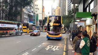 [城巴歐六風筒三次塞車] CTB 6498 YF1424@969B 灣仔 → 天水圍市中心 全程行車片段