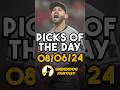 MLB Best Picks of the Day on Underdog Fantasy  (08/06/24) #underdogfantasy #bestpicks