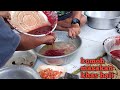 PROSES PEMBUATAN KOMOH & LAWAR!!!masakan khas bali