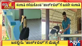 ಸಂಗಾತಿ ಕಳೆದುಕೊಂಡ ಹಾರ್ನ್ ಬಿಲ್‌ಗೆ ಜನರೇ ಸಂಗಾತಿ | Public TV