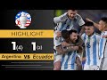 Argentina 1(4) - (2)1 Ecuador  l Copa America 2024 l full highlight HD