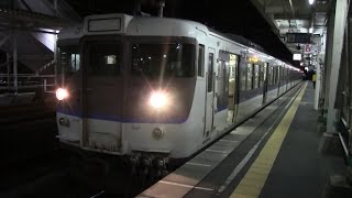 【山陽本線】JR西日本　体質改善色115系電車　ｾｷR-05編成　笠岡駅発車