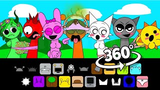 360° VR Incredibox Sprunki Sinner Edition New Sus Mod BUT EVERYONE'S GONE CRAZY!