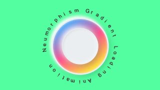 Neumorphism Gradient Loading Animation || HTML & CSS & JAVASCRIPT