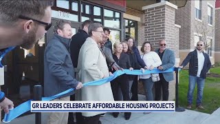 GR leaders celebrate affordable housing projects