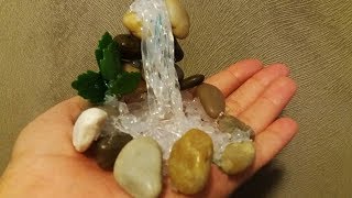 Diy / Kendin Yap / Minyatür Şelale Yapımı / Diy Miniature Waterfall