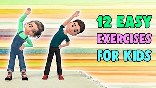 12 Easy Exercises For Kids At Home