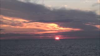 絢爛多彩的「北海夕陽落日」 Sunset at The North Sea  \