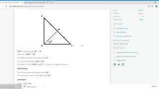 Hackerrank -Find Angle MBC SOLUTION