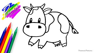 Cow #4 | How to Draw and Color for Kids