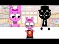 incredibox sprunki pinki family convenience store black pink food mukbang animation asmr