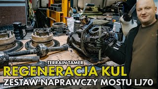 REGENERACJA KUL PRZEDNIEGO MOSTU Toyota lj70 | Zestaw naprawczy Terrain Tamer | Warsztat