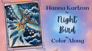 Seasons | Night Bird | Adult Coloring