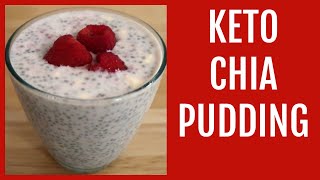 Keto Chia Pudding Recipe | Easy Low Carb Make Ahead Overnight Breakfast Idea