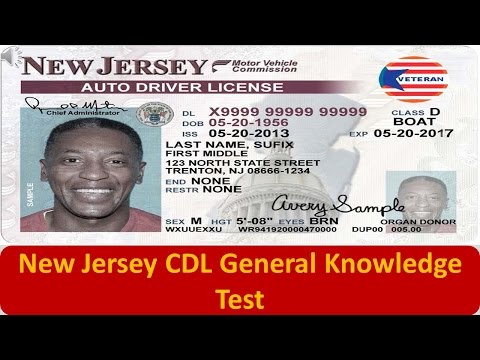 New Jersey CDL General Knowledge Test New Jersey CDL General Knowledge Test