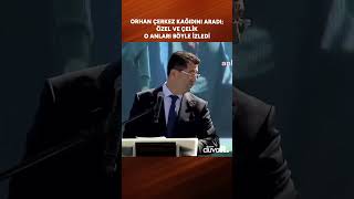 Orhan Çerkez kağıdını aradı; Özel ve Çelik o anları böyle izledi #shorts