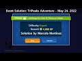 TriPeaks Adventure Game #18 | May 24, 2022 Event | Expert