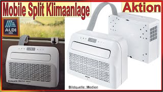 ALDI Angebot - Medion Smarte Camping Klimaanlage MD37494 - Mobile Split Klimaanlage Klimagerät