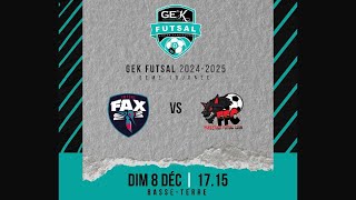 GEK FUTSAL 2024-2025 8e JOURNEE FAX vs FREESTYLE Dimanche 8 Décembre 2024