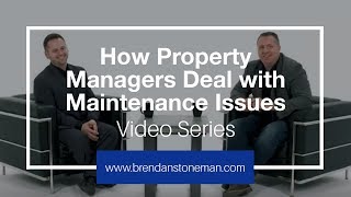 How Property Managers Deal With Maintenance Issues