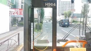 都営バス三菱ふそうエアロスターZ-H964　草39金町駅前→四ツ木橋