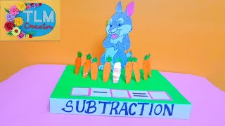 Subtraction TLM | Subtraction working model | Maths activity | Ennum Ezhuthum Term 2 | Maths TLM