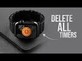How to Delete All Timers on Apple Watch (tutorial)