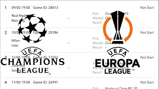 Champions League And Europa League Semi-Finals Predictions - Free Betting Tips For today + Sportybet