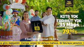 Millenicom’dan 30 gün bedava fiber hızında internet, kapış kapış acele et!