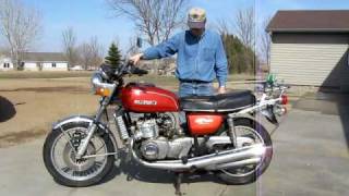 1976 Suzuki GT750 Motorcycle