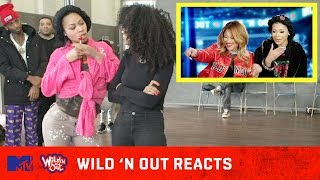 Pretty Vee & Teresa Top Notch Give a Peek into their Wild ‘N Out Debut 🙌 | Wild 'N Out Reacts | MTV