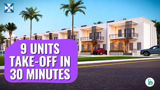 How to Do Quantity Takeoff in CostX FAST | 9 Unit Building in 30 Minutes | Tips and Tricks