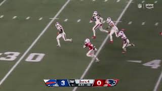 Patriots Marcus Jones SPEEDS PAST Bills Defense 💨 | Bills vs Patriots TNF Highlights