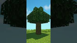 How to grow a Tree in Minecraft #shorts