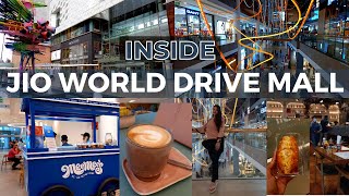 JIO WORLD DRIVE MALL MUMBAI | Brands in Jio world drive| Detail tour, Restaurants, PVR and much more