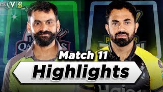Lahore Qalandars vs Peshawar Zalmi | Full Match Highlights | Match 11 | 28 Feb | HBL PSL 2020|MB1
