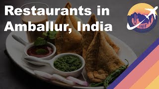 Restaurants in Amballur, India