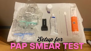 Pap Smear Test Tray Set-Up | Easy Explanation of tools used for Pap Test