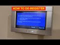 HOW TO DE-REGISTER / UN-REGISTER - NEXIA TRANE SMARTHOME THERMOSTAT XL824