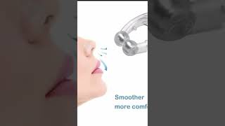 1Magnetic Anti Snoring Nose Clip, Easy Breathe, Improve Sleep Quality, Night Device #shorts #yt