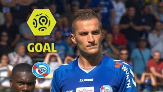 Goal Dimitri LIENARD (82' pen) / RC Strasbourg Alsace - LOSC (3-0) / 2017-18