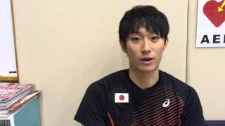 龍神NIPPON 柳田将洋選手 ワールドカップへ向けたメッセージ 2015/09/19