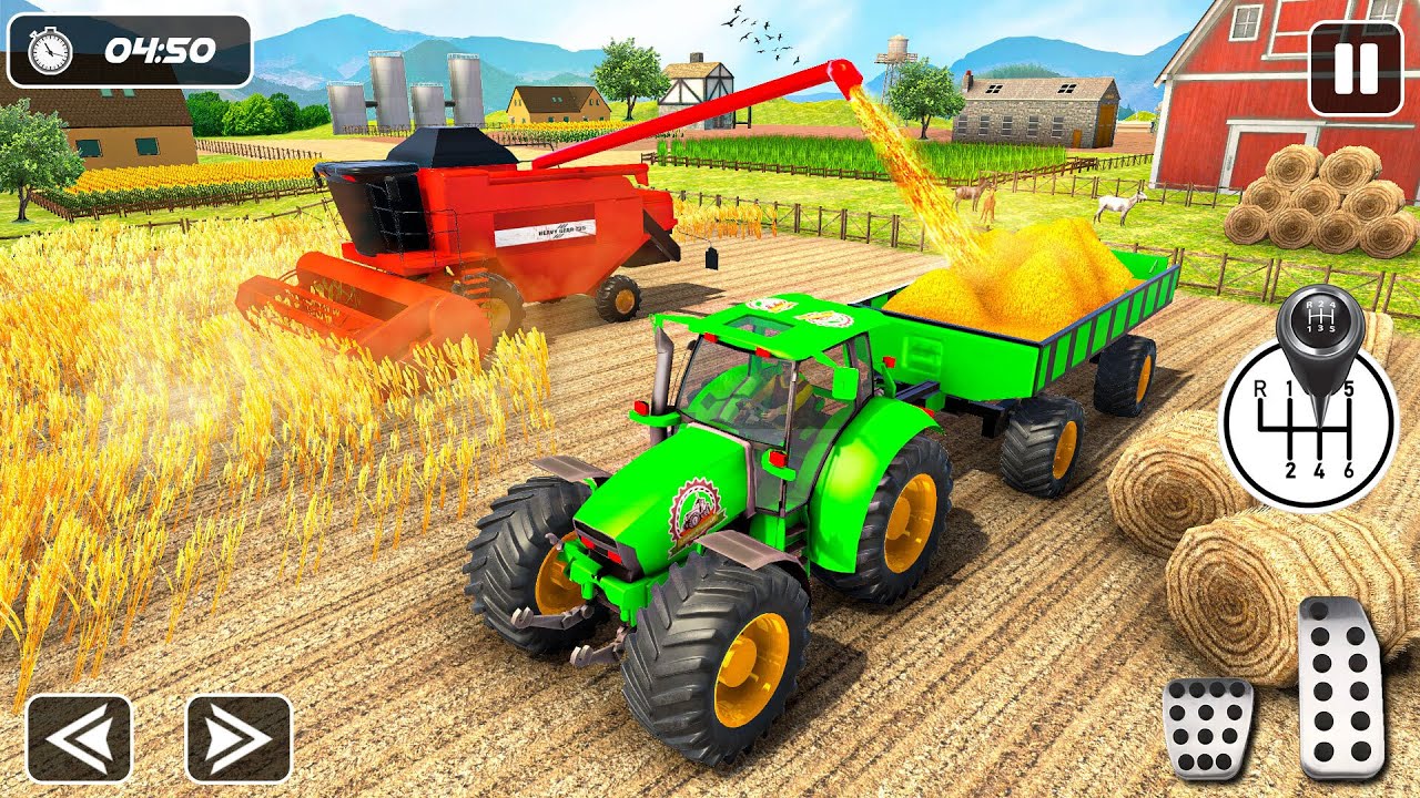 Tractor Farming Simulator Game Youtube