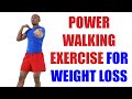 Power Walking Exercise for Weight Loss/ 20 Minute HIIT Walk at Home Workout