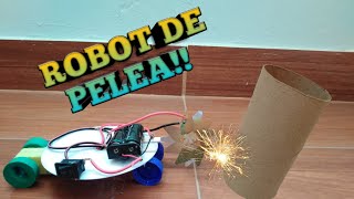 Cómo Hacer Un ROBOT DE PELEA CASERO Y Fácil En Español | Cómo Hacer Un ROBOT DE BATALLA CASERO