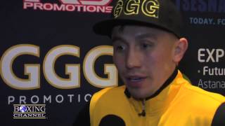 Gennady Golovkin "its a crazy idea to fight Mayweather but im ready! Monroe strong guy, I told you!"