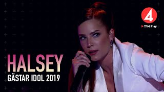 Amazing guest performance by Halsey - Swedish Idol