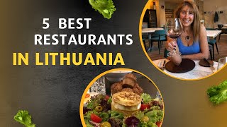 TOP 5 BEST RESTAURANTS IN LITHUANIA AND WHAT TO EAT THERE! (Kaunas, Klaipeda \u0026 Curonian Spit)