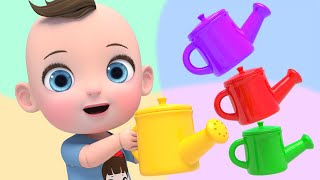 Baby Shark & Watering Pot  | Good Habits Song Nursery Rhymes & Kids Songs | Super Lime And Toys