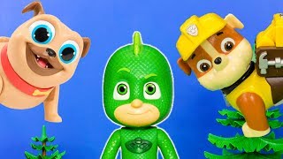PJ Masks Gekko Sets Silly Ghost Traps for Puppy Dog Pals and Friends